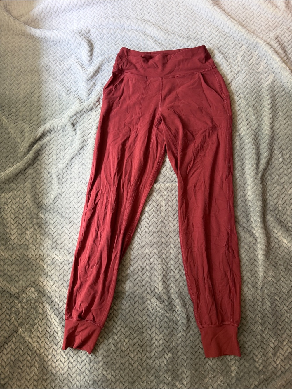 lululemon athletica Red Track Pants Joggers